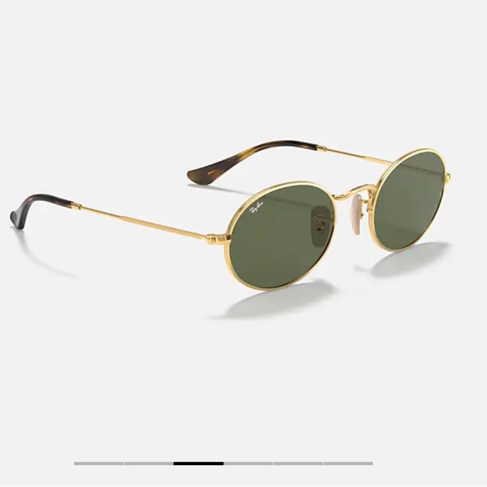 Ray-Ban RB3547n Oval Flat Lens Sunglasses